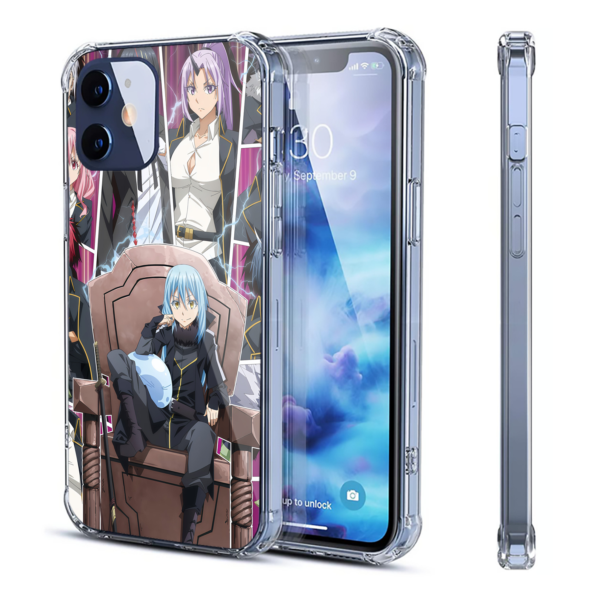 （画像用） 転スラ Regarding Reincarnated to Slime 【iPhone 12シリーズ対応】透明スマホケース（クリアソフトケース）